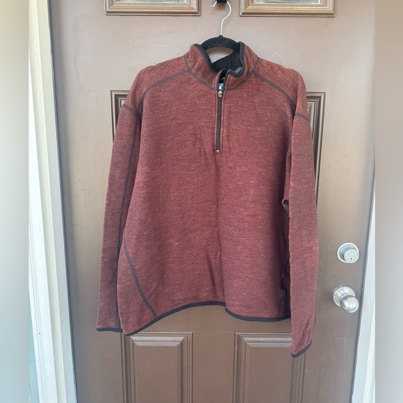 Kuhl Other - Kuhl Mens Chianti 1/4 Fleece Pullover
Dark Orange Red